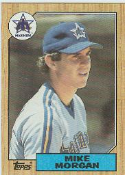 1987 Topps Baseball Cards      546     Mike Morgan